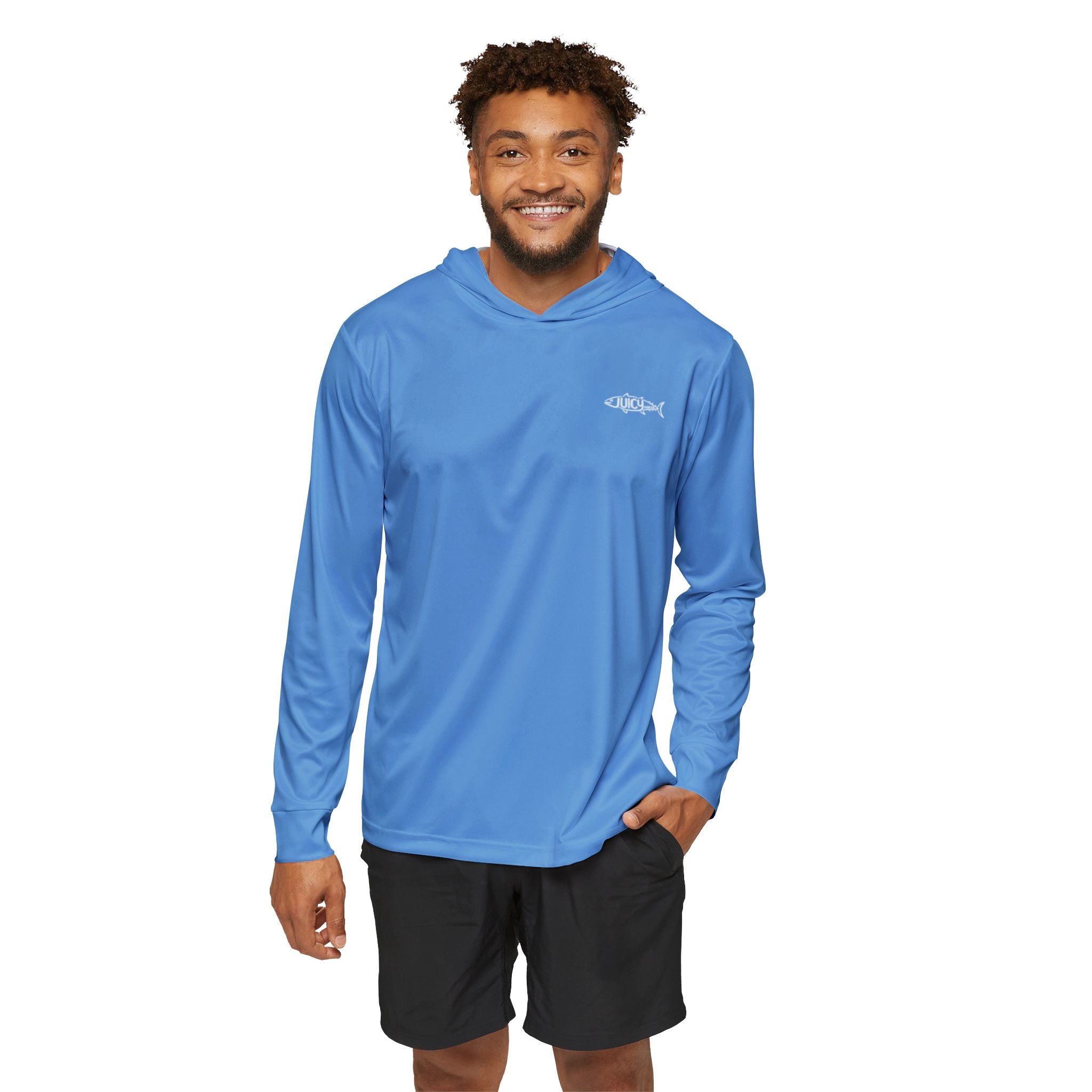 SunShield Performance Hoodie - Lt Blue